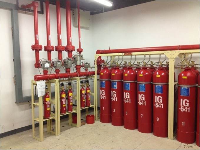 IG541氣體滅火系統地下室消防案例展示 IG541氣體滅火系統地下室消防案例展示